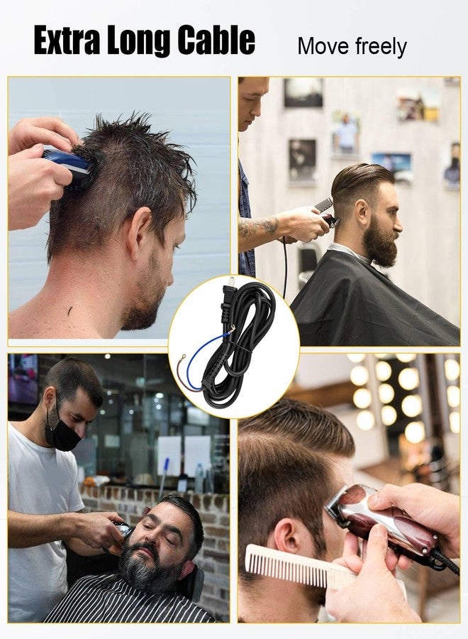 GUXPCH 00647-500 Hair Clipper Cord Compatible with Wahl 8466/8467/8147 Senior 5-Star Senior Designer Super Taper Sterling Magic Clip Balding Icon Legend Taper 2000 Pro Basic Pilot Clippers - Image 4